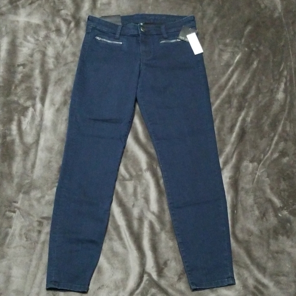 GAP PREMIUM SUPER SKINNY DARK WASH STRETCH JEANS - Picture 2 of 7